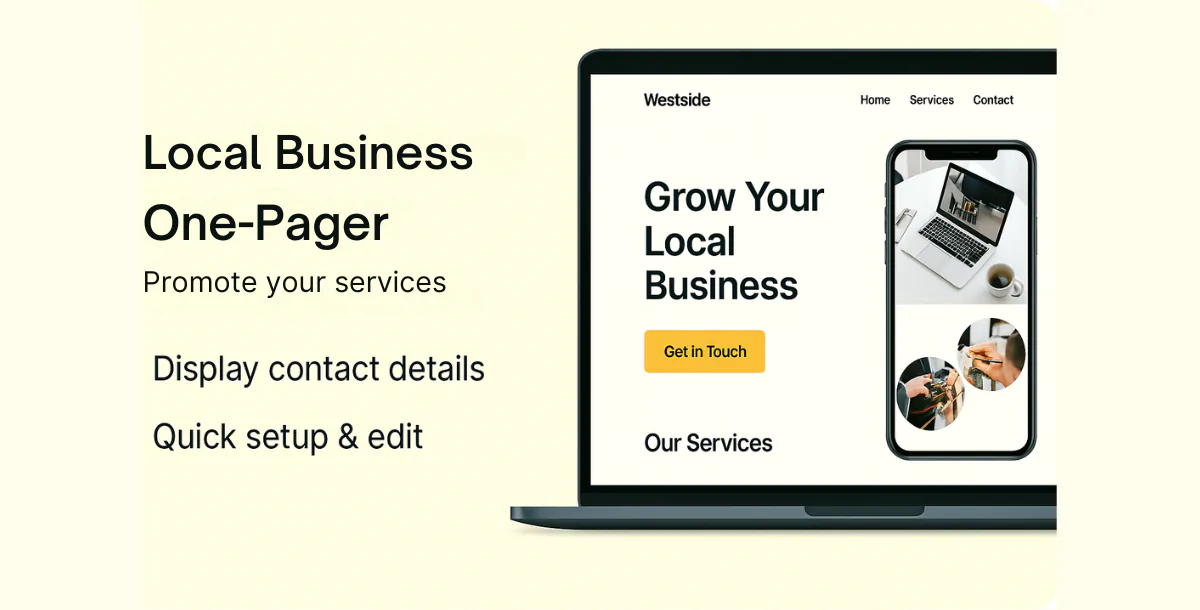 Startup Launch Page – Modern Landing Template