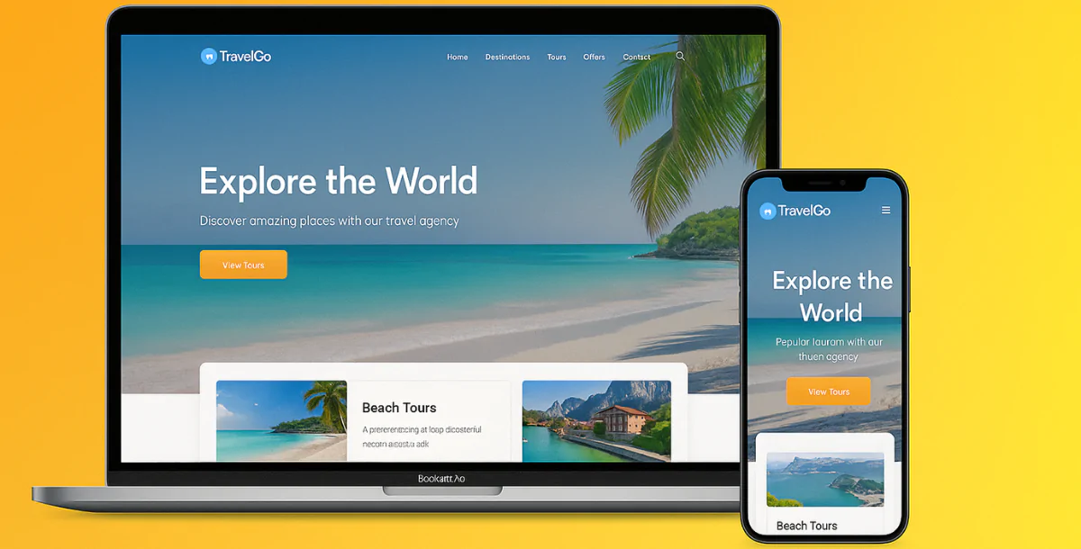 TravelGo – Travel & Tourism HTML Template