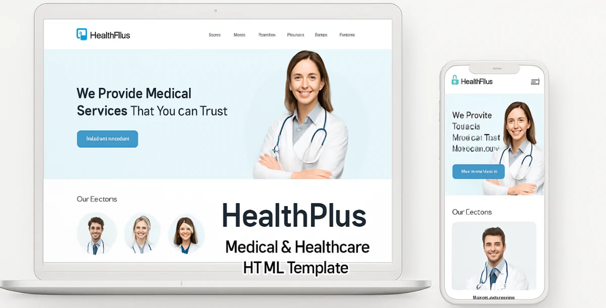 HealthPlus – Medical & Healthcare HTML Template