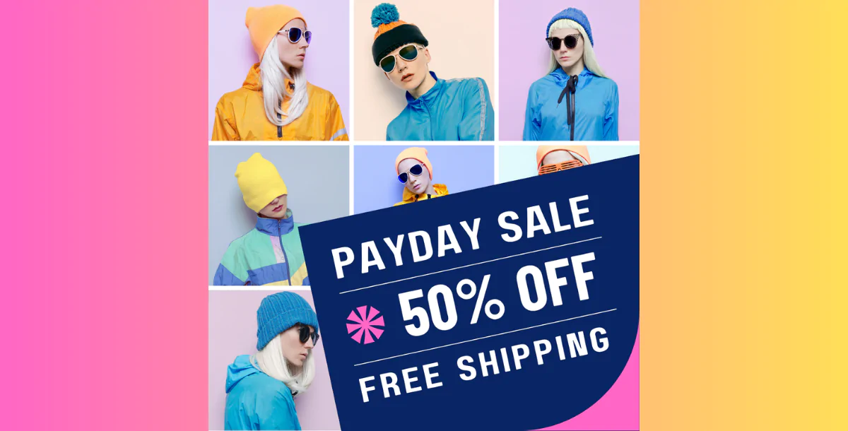 Payday Sale – Fashion Discount Canva Template
