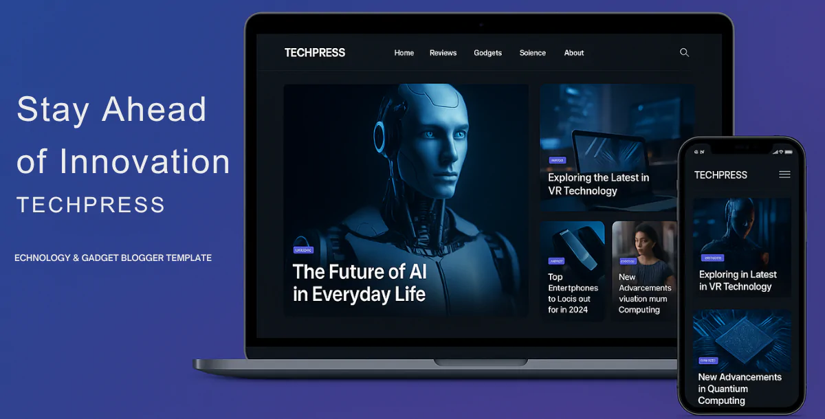 TechPress – Technology & Gadget Blogger Template