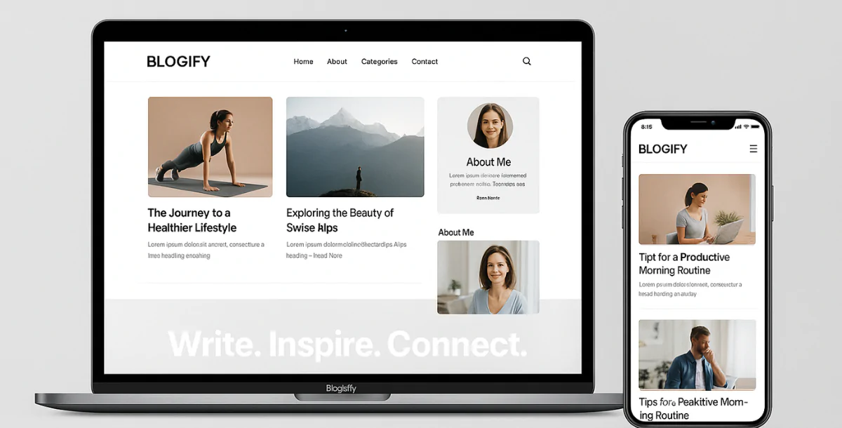 Blogify – Modern Personal Blogger Template