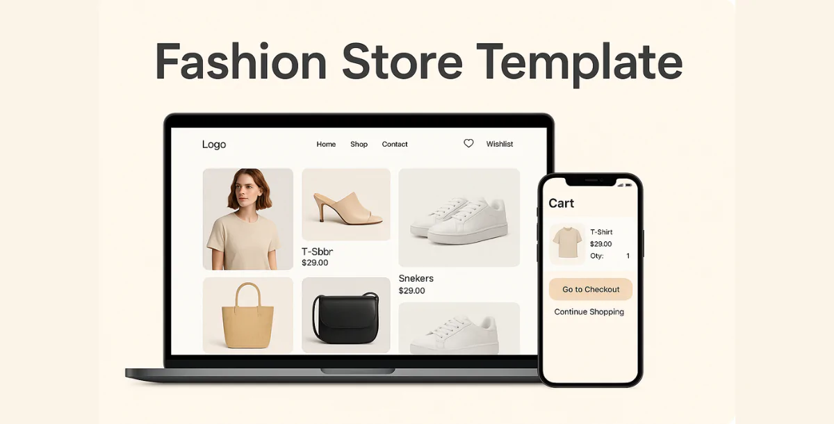 E-Commerce Fashion Store Template – Modern Online Shop Design