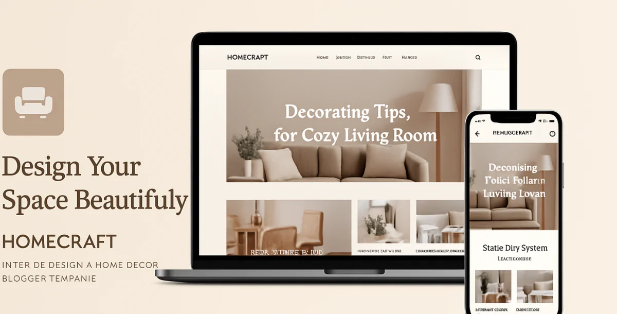 HomeCraft – Interior Design & Home Decor Blogger Template