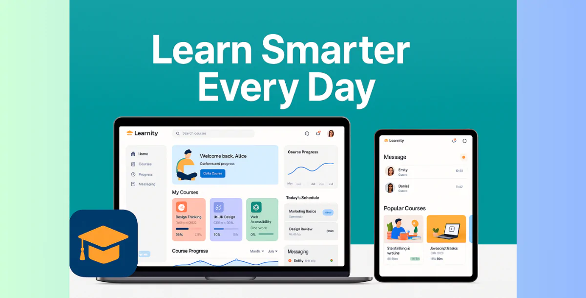 Learnify – Online Education Dashboard UI Kit