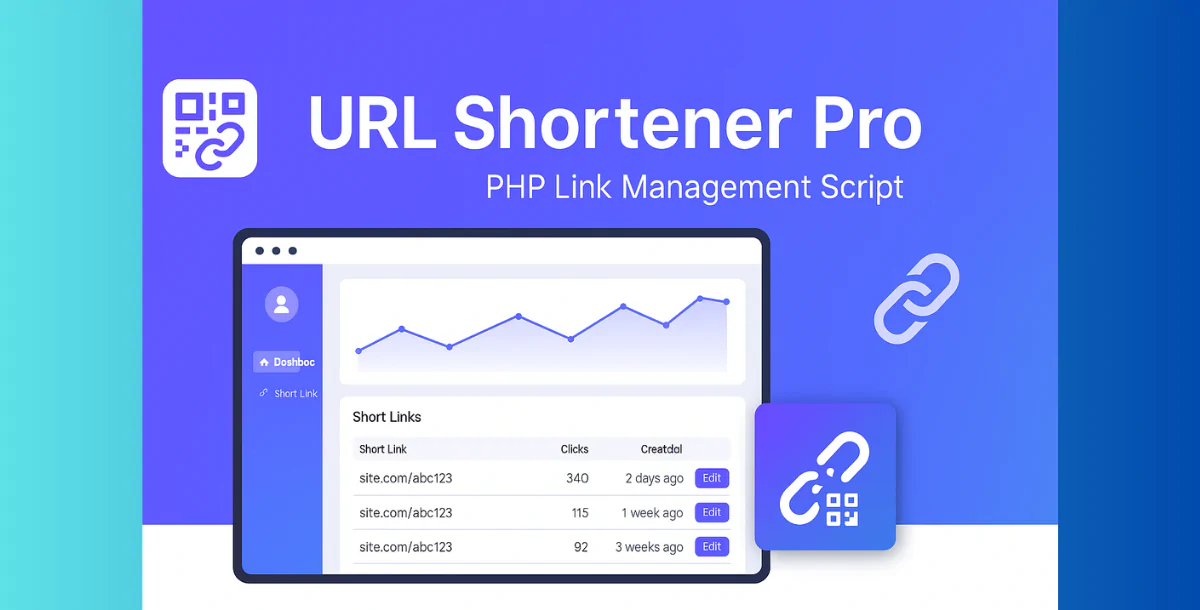 URL Shortener Pro – PHP Link Management Script