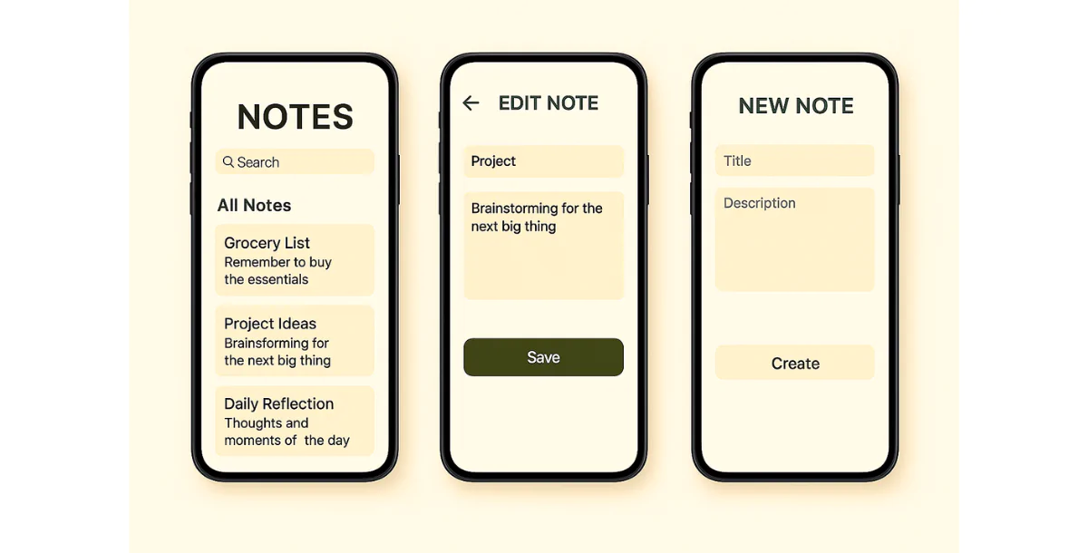 Simple Notes App | Color Labels, Search, Offline (Flutter • iOS & Android)