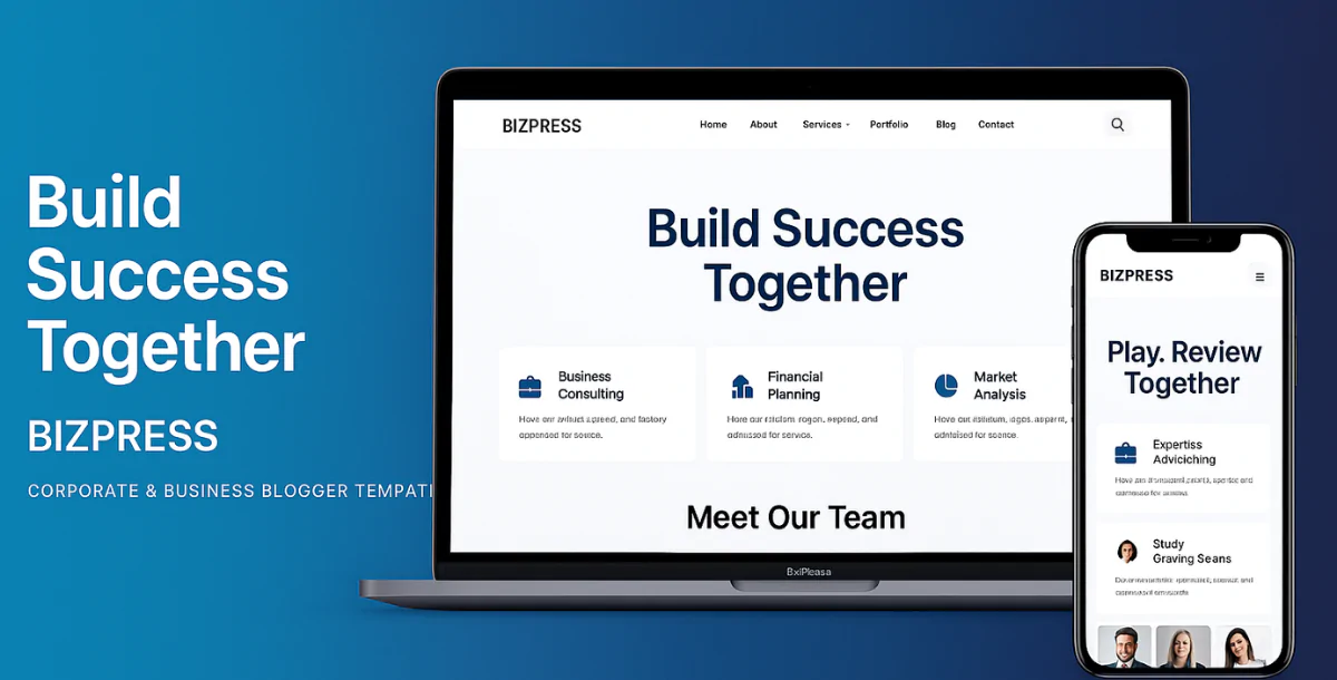 BizPress – Corporate & Business Blogger Template