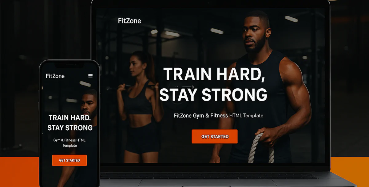 FitZone – Gym & Fitness HTML Template