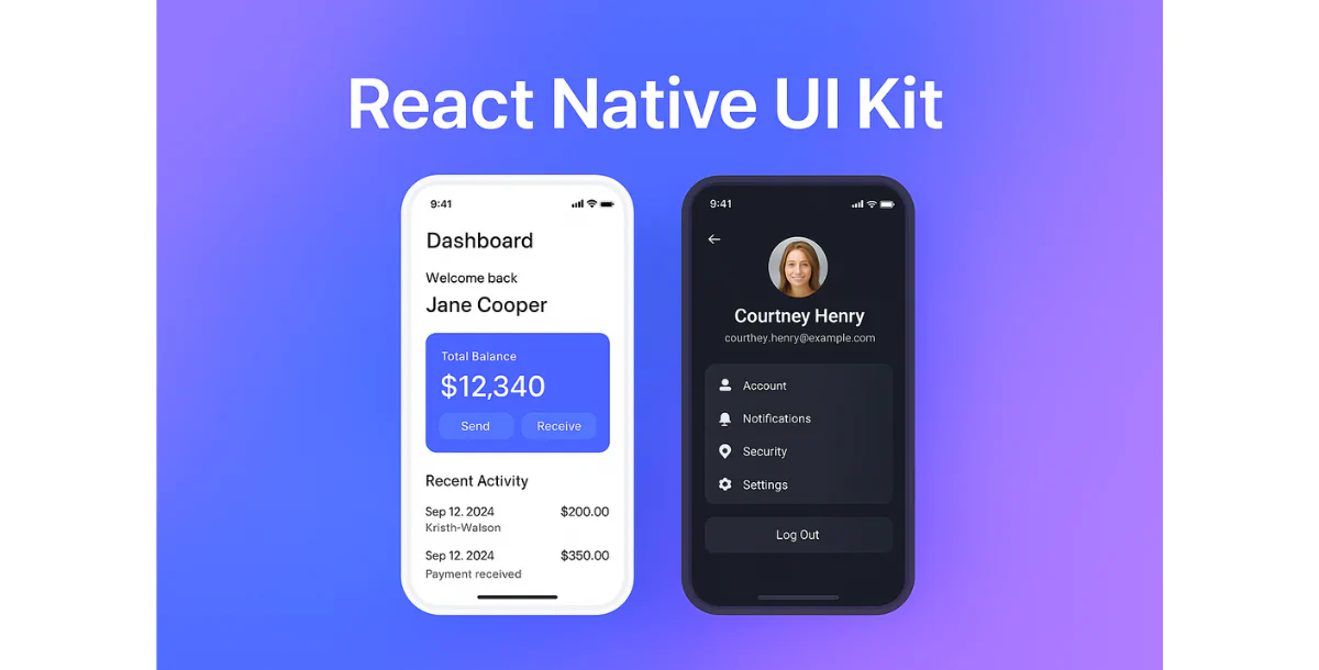 React Native UI Kit – Cross-Platform App Template