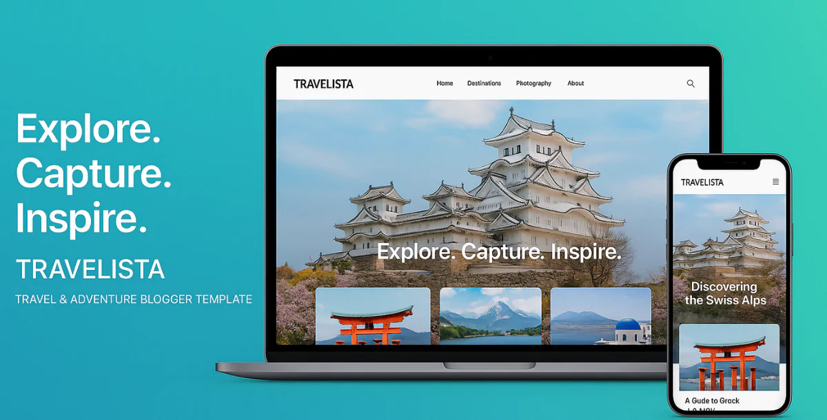 Travelista – Travel & Adventure Blogger Template