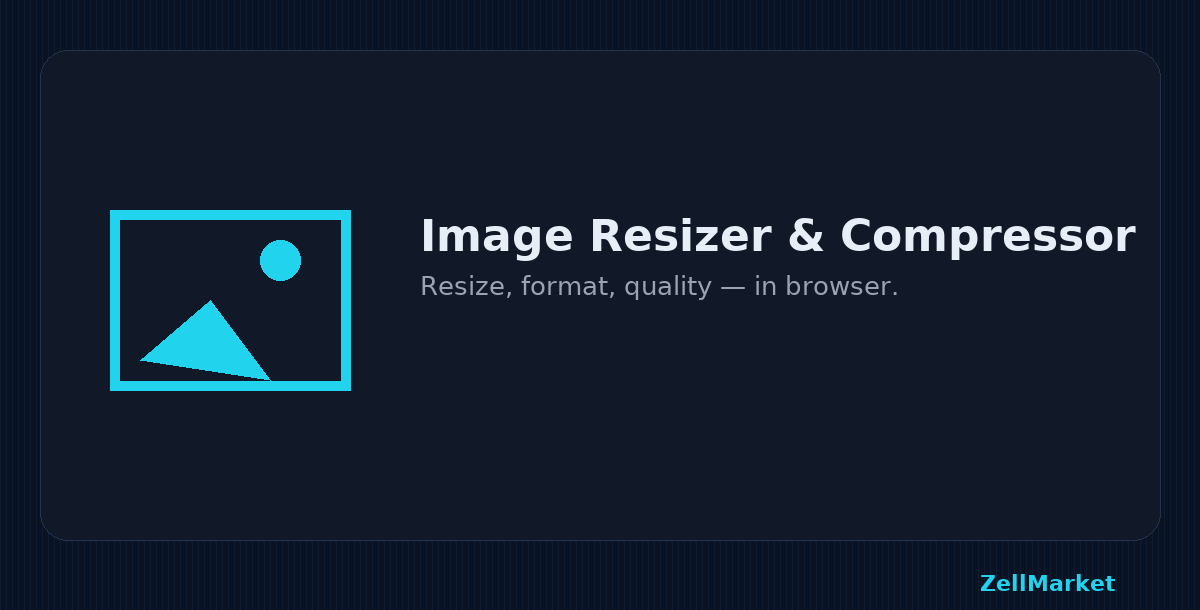 Image Resizer & Compressor – Offline