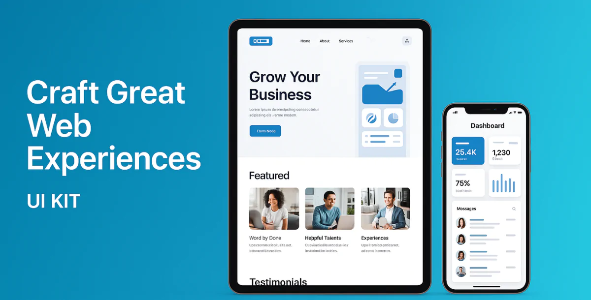 WebKit – Website & Landing Page UI Kit