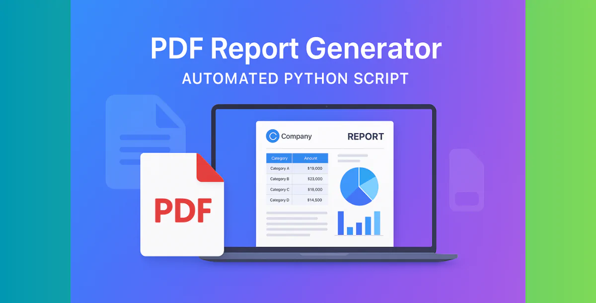 PDF Report Generator – Automated Python Script